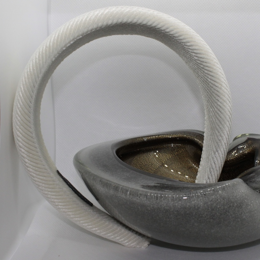 Ivory Puffy Striped-Texture Headband - Picture 2 of 4